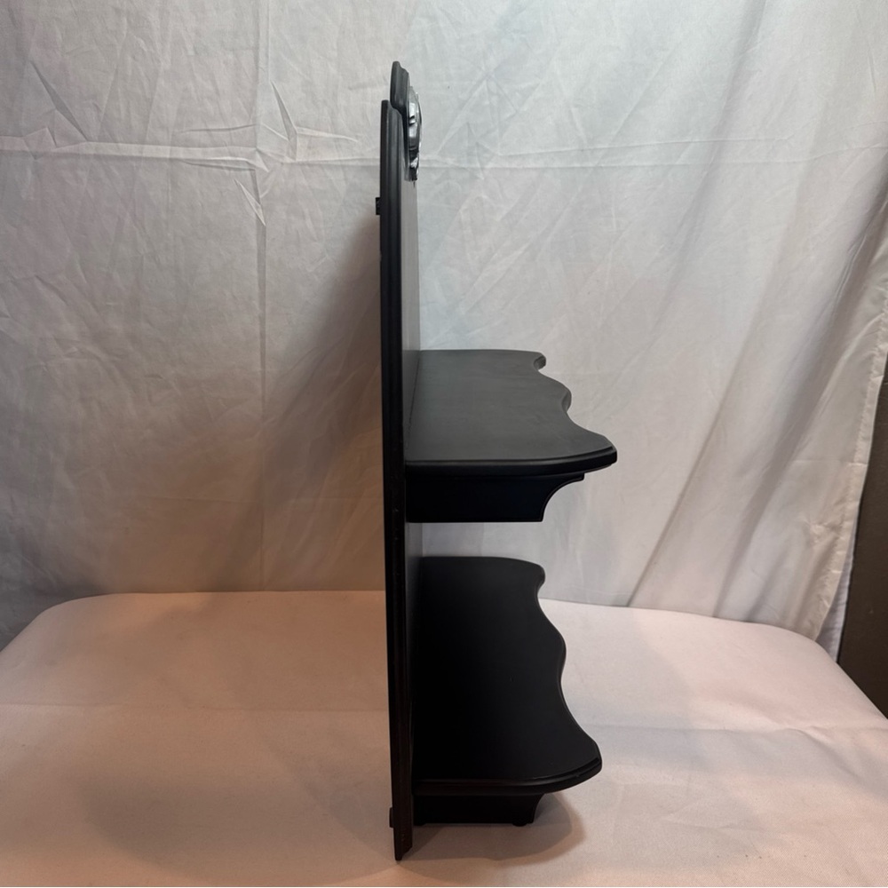 Franklin Mint Michael Whelan Dragon Sculptures Display Shelf, Black Wall Shelf - Picture 6 of 10
